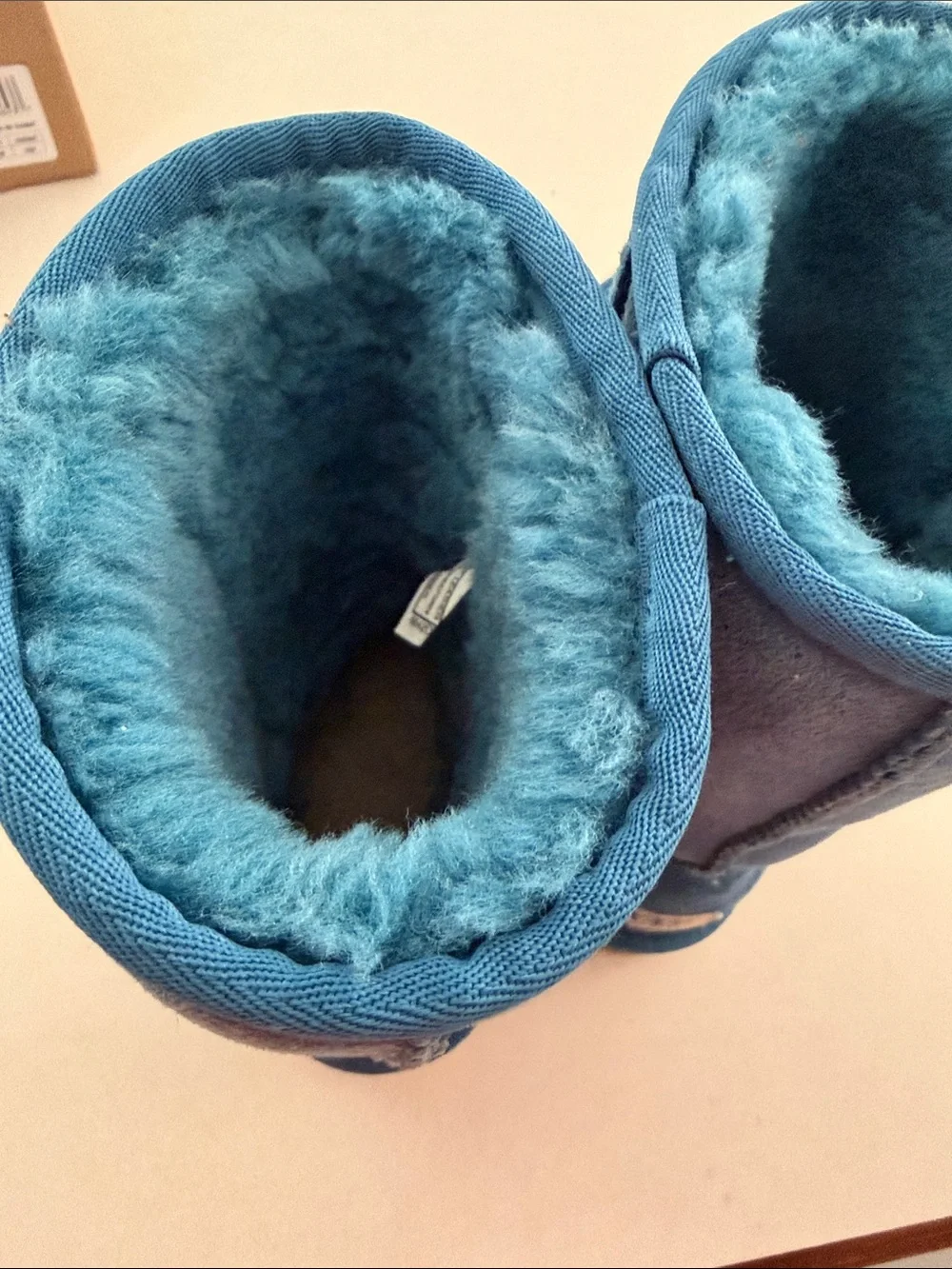 UGG Women's Mid-Calf Boot in Blue Suede